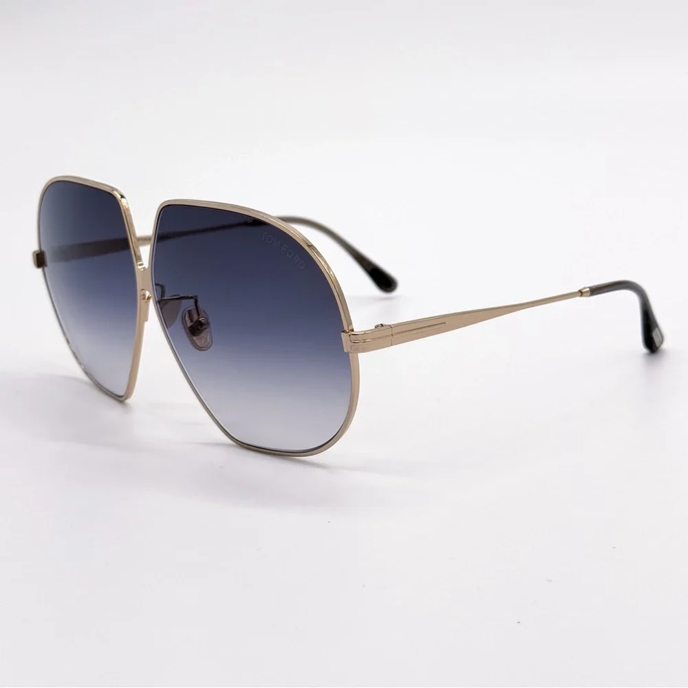 NEW TOM FORD TF785 28B GOLD OVERSIZED SUNGLASSES TARA FT0785/S TOM FORD EYEWEAR